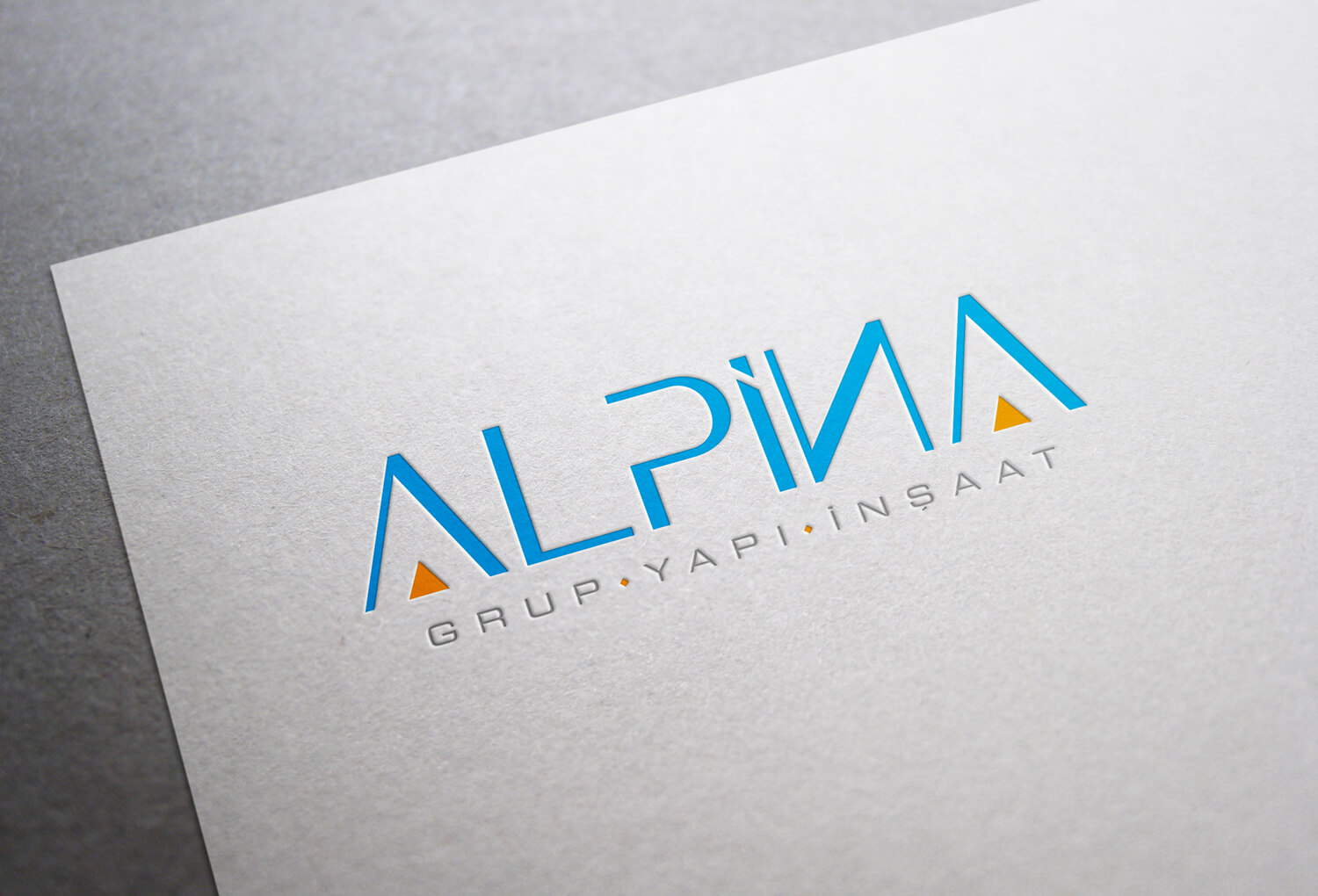 Logo Tasarımı Alpina Grup Yapı İnşaat